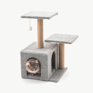 超耐用的实木猫爬架
